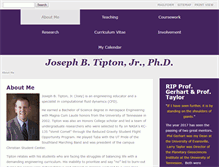 Tablet Screenshot of josephtipton.com